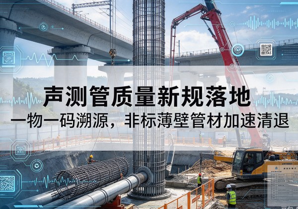 磁县声测管质量新规落地，一物一码溯源，非标薄壁管材加速清退