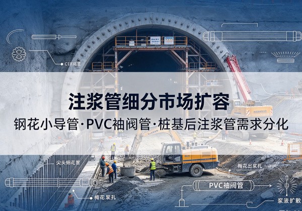 磁县注浆管细分市场扩容，隧道钢花小导管、PVC 袖阀管、桩基后注浆管需求分化